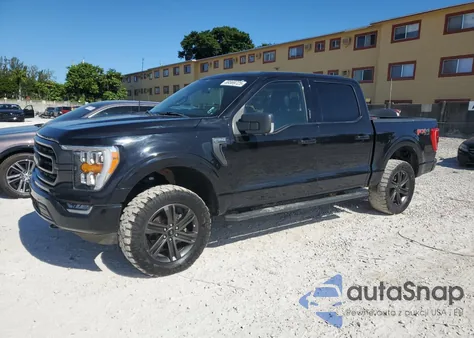 2022 Ford F150 Supercrew из США, поврежденный, VIN 1FTFW1E89NKE60072